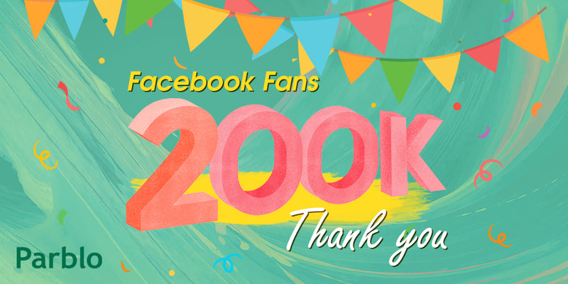 200K Facebook Fans Parblo Giveaway Contest