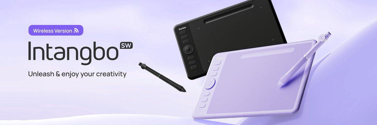 Parblo Intangbo SW Wireless Drawing Tablet 7x4 inch 16K Pressure Sensi