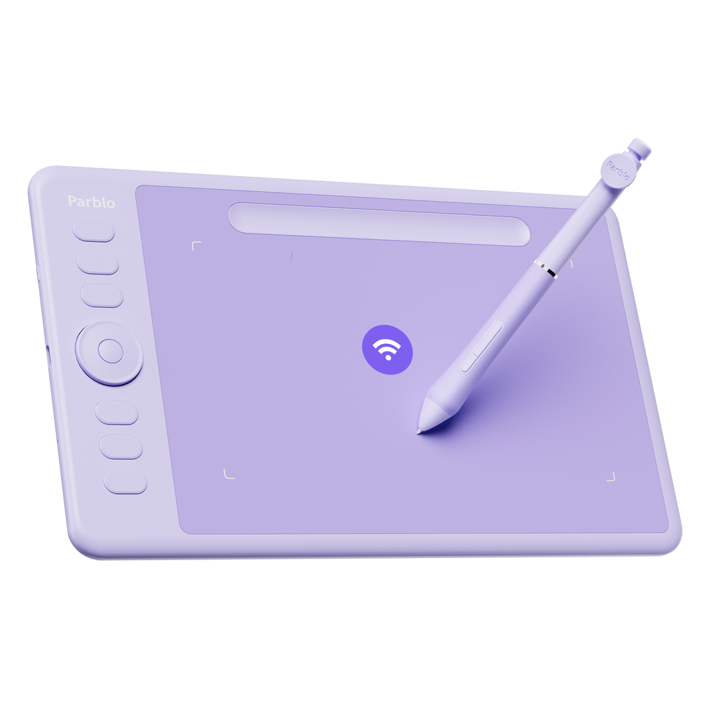 Parblo Intangbo SW Wireless Drawing Tablet 7x4 inch 16K Pressure Sensi