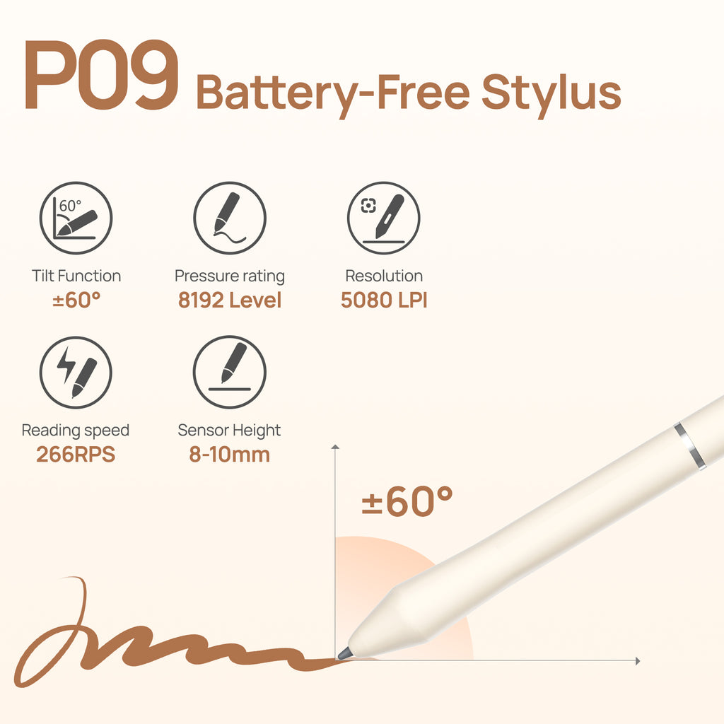 Parblo Drawing Tablet Ninos Q Mobile Digital Graphic Tablet