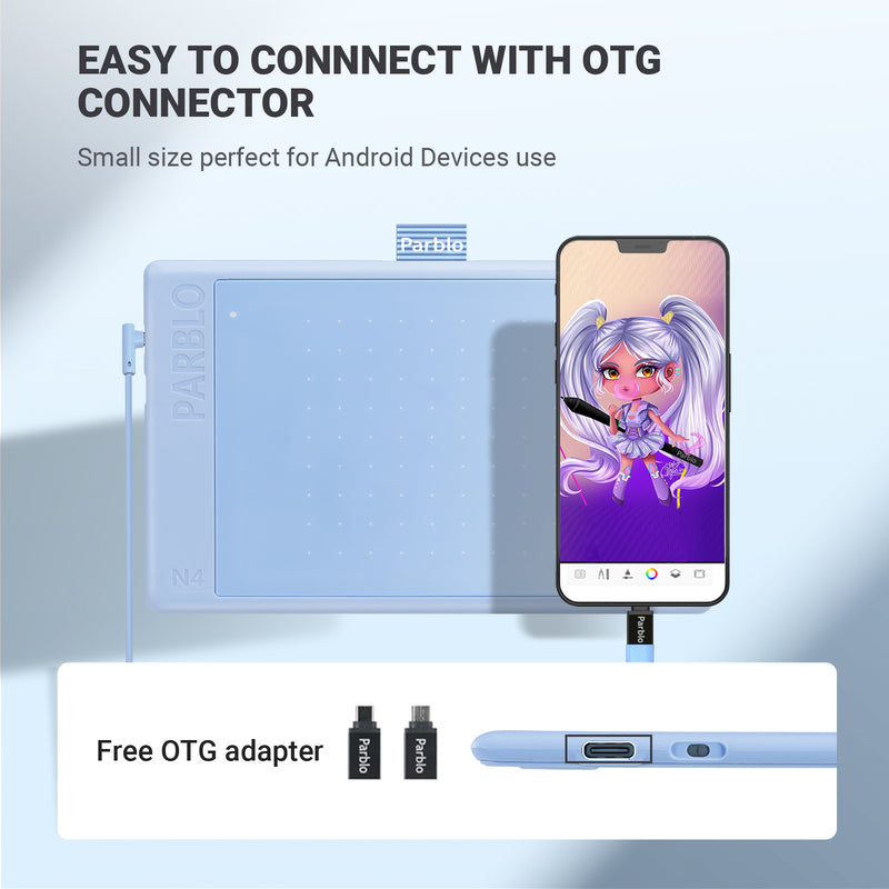 Ninos N4/N7//N7B/N10/N10B Drawing Tablet