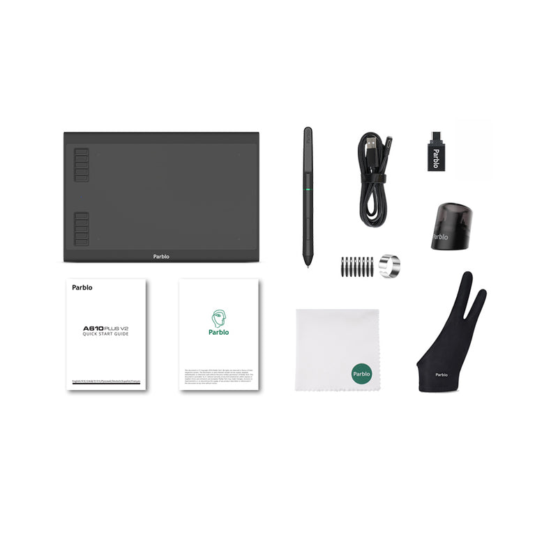 A610 Plus V2 Drawing Tablet